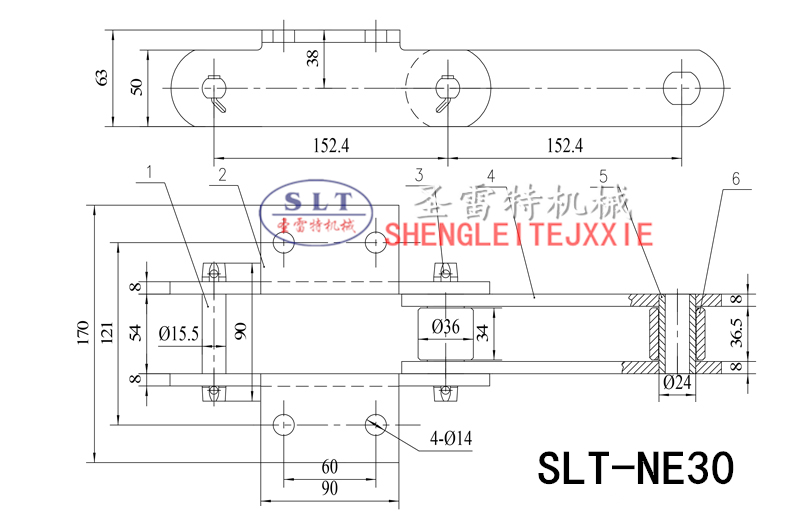 NE30板链条图纸